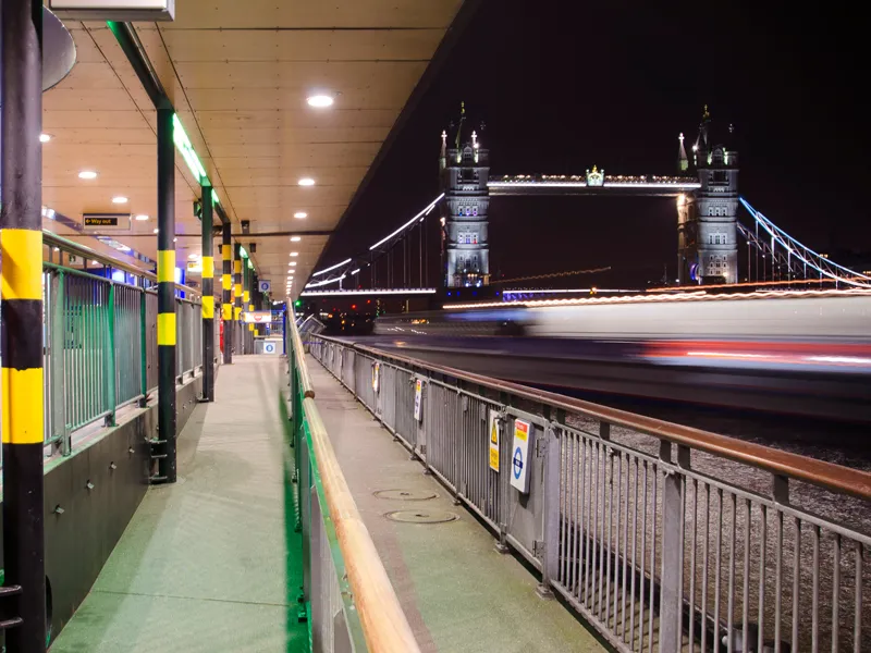 LED refit for Thames Piers