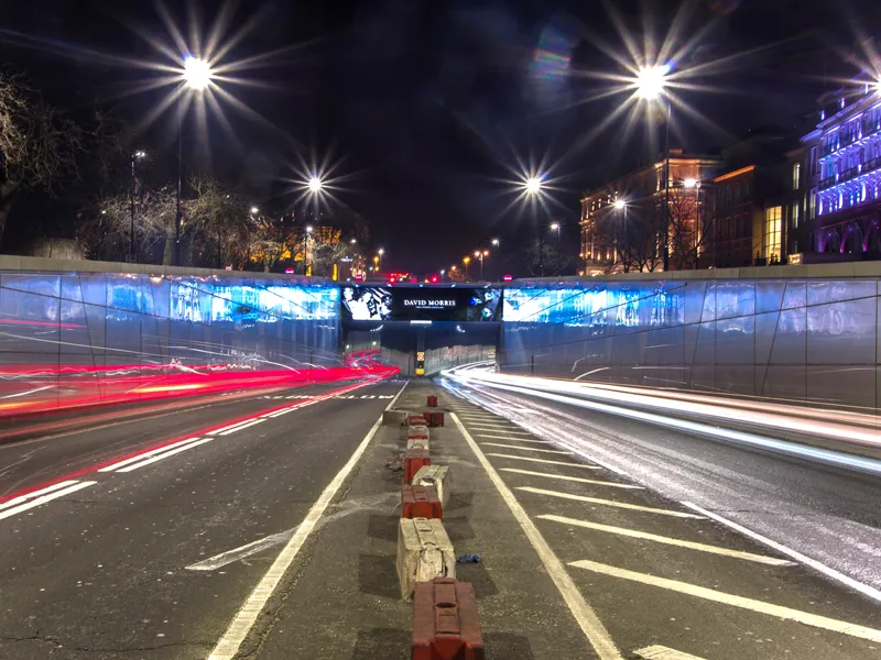 Lighting Piccadilly underpass