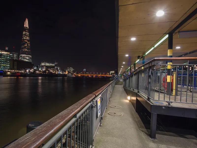 Lighting Thames Piers 